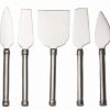 Flatware * | Best Deal Rsvp International Rsvp Endurance Cheese Knives Set Of 5 Silver