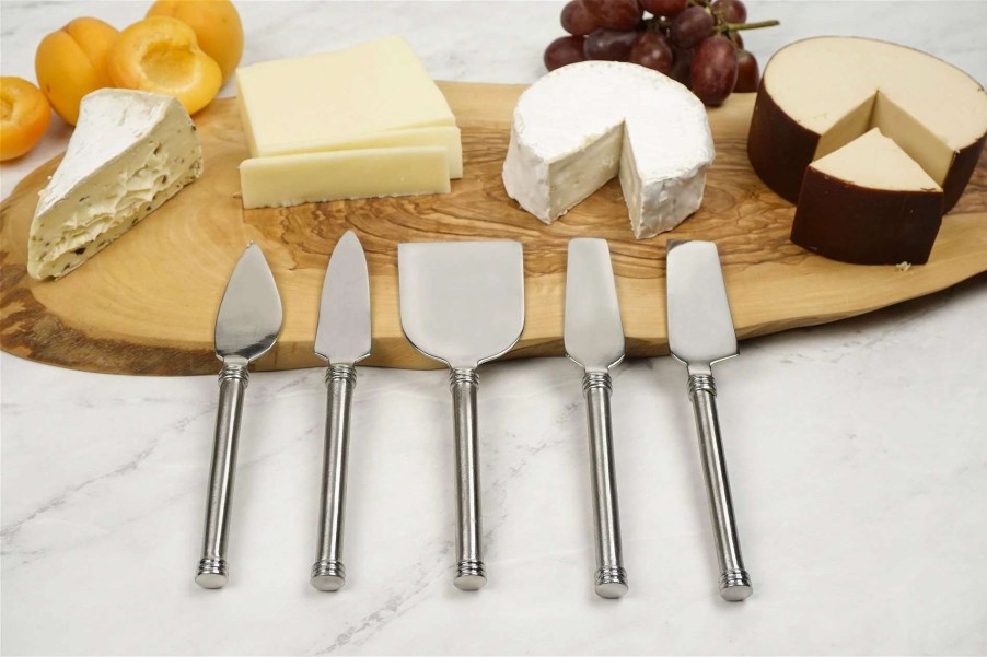 Flatware * | Best Deal Rsvp International Rsvp Endurance Cheese Knives Set Of 5 Silver