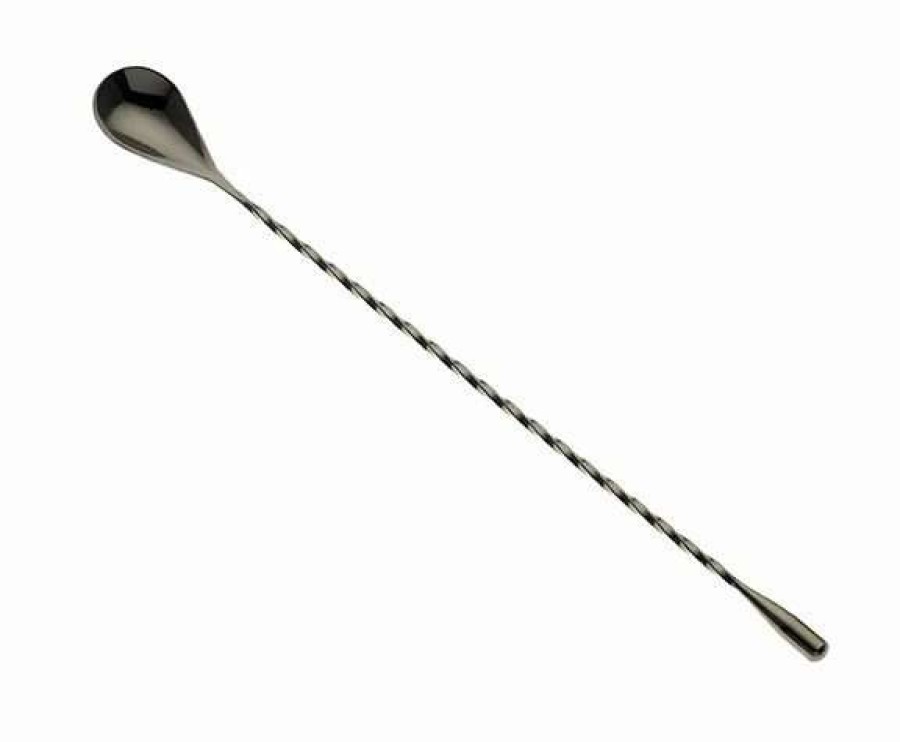 Cocktail & Bar * | Coupon Mercer Barfly 11.8 Classic Bar Spoon | Gun Metal Black Black