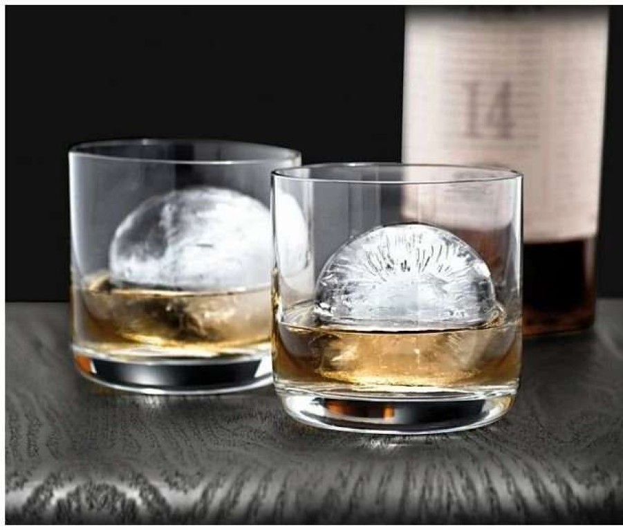 Cocktail & Bar * | Best Sale Tovolo Sphere Ice Molds Set Of Two Clear