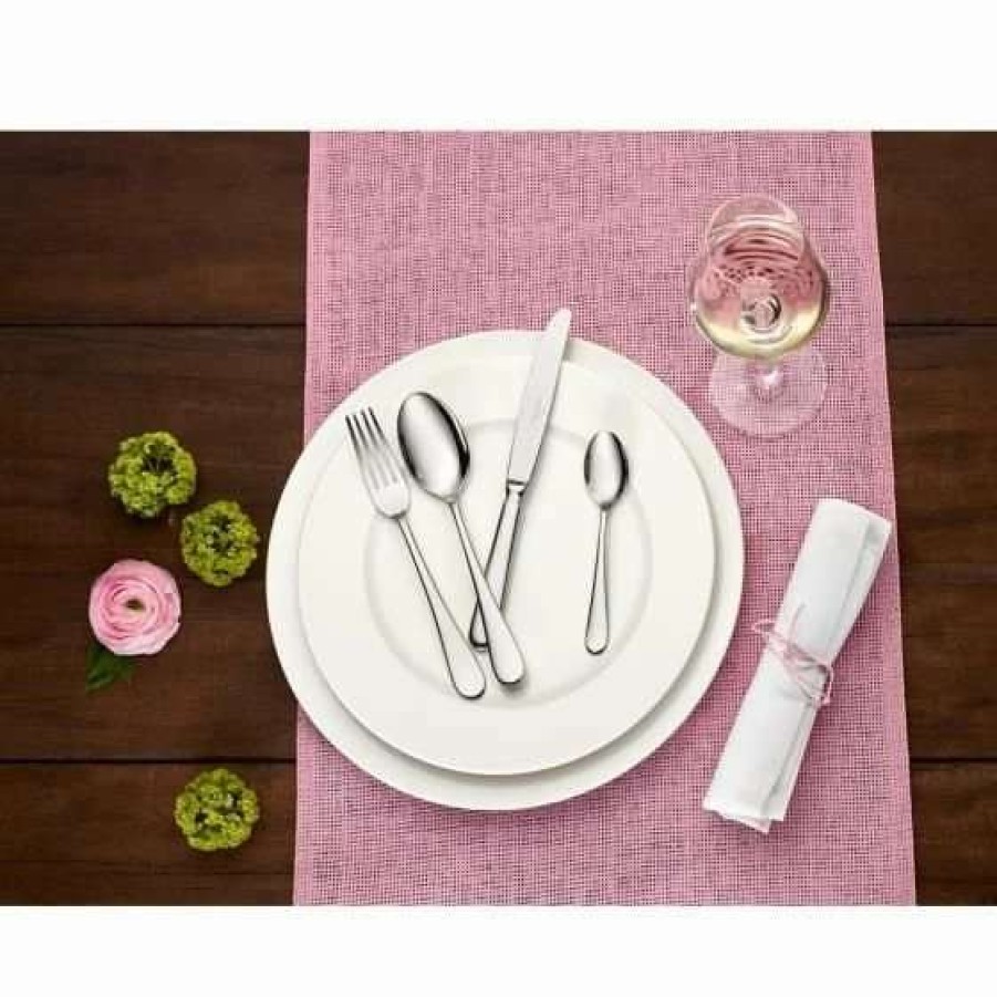 Flatware * | Best Sale Villeroy & Boch Oscar 20 Piece Flatware Set Silver