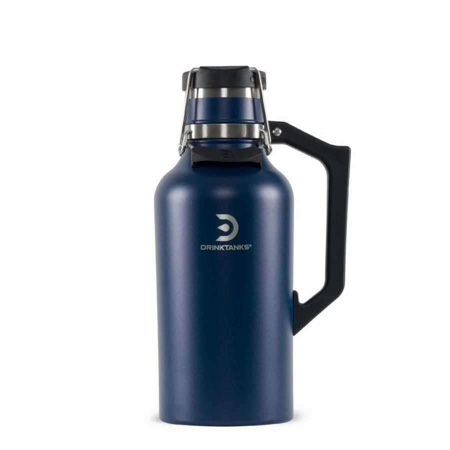 Cocktail & Bar * | Hot Sale Drinktanks 64Oz Craft Growler | Storm Blue