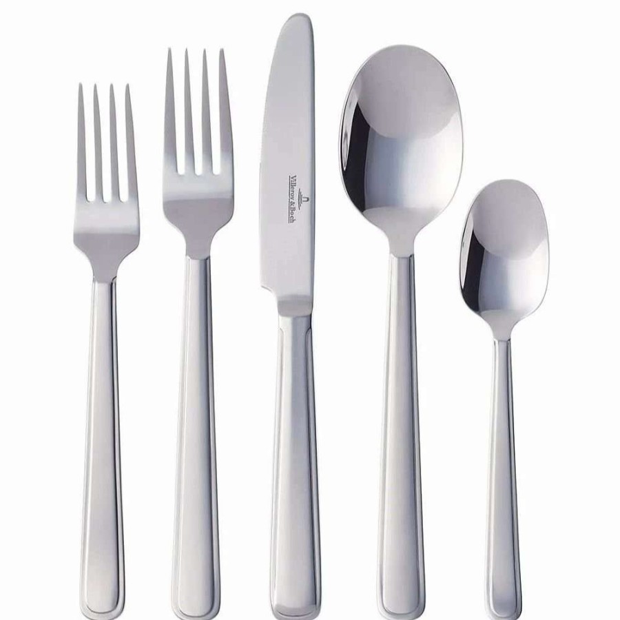 Flatware * | Outlet Villeroy & Boch 60-Piece Stainless Steel Flatware Set | Celeste Stainless Steel