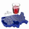 Cocktail & Bar * | Wholesale True Brands "U Ice Of A" Silicone Ice Cube Tray By Truezoo Blue