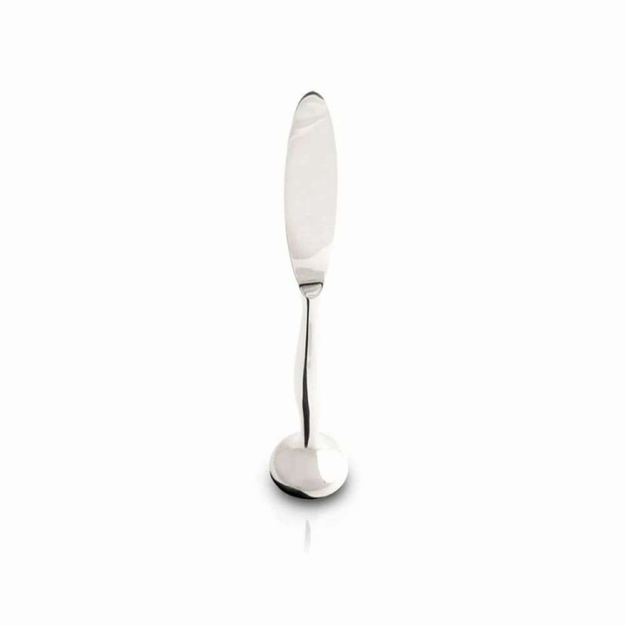 Flatware * | Top 10 Olipac Standing Butter Knife | Stainless Steel Stainless Steel