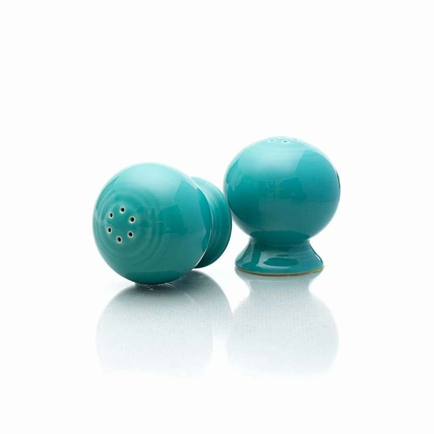 Dining Accessories * | Best Pirce Fiesta Salt & Pepper Set | Turquoise Blue