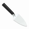 Flatware * | Deals Rada Cutlery Serrated Pie Server | Black Stainless Steel