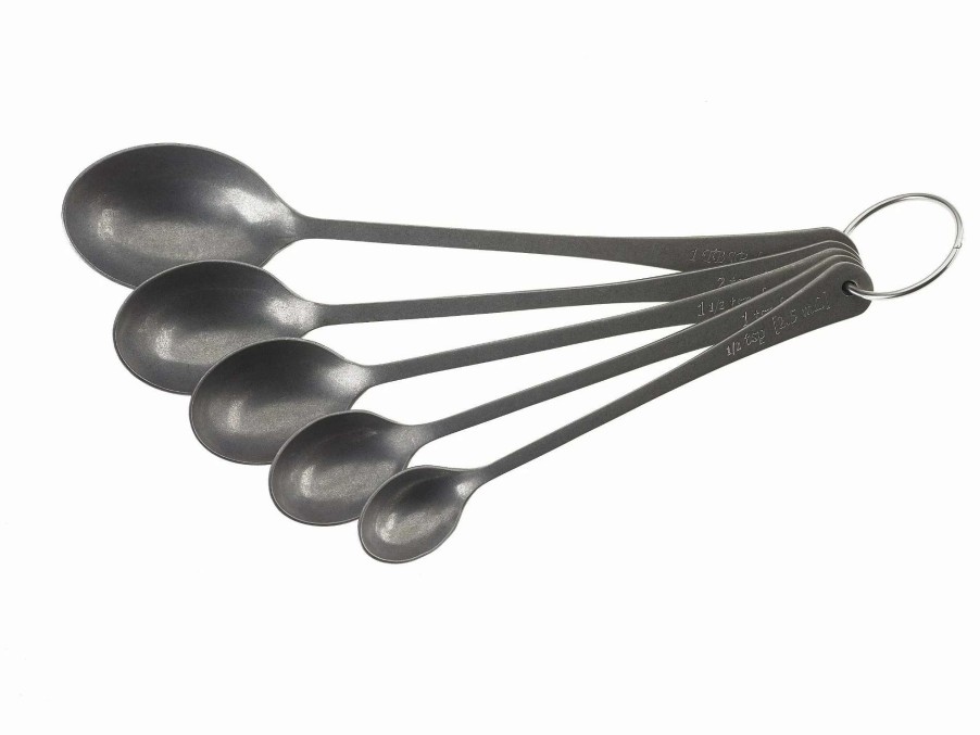 Cocktail & Bar * | Top 10 Mercer Barfly Measured Bar Spoon Set Of 5 | Vintage Stainless Steel