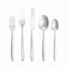 Flatware * | Best Reviews Of Fortessa Velo Brushed Stainless Steel 20 Piece Flatware Set Stainless Steel