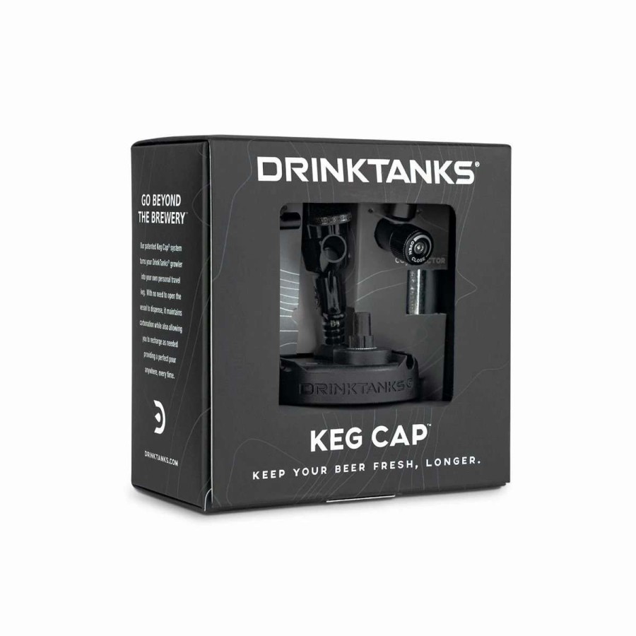 Cocktail & Bar * | Outlet Drinktanks Keg Cap Kit Clear & Black