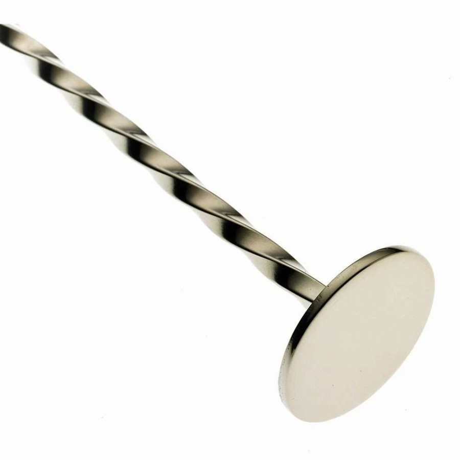 Cocktail & Bar * | Deals Mercer Barfly 15.75 Bar Spoon With Muddler | Stainless Steel Steel