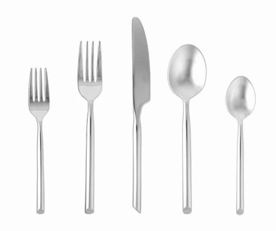 Flatware * | Cheap Fortessa Capri 20-Piece Flatware Set Steel