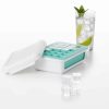 Cocktail & Bar * | Hot Sale Oxo Good Grips Covered Ice Cube Tray | Small Cubes Blue, White