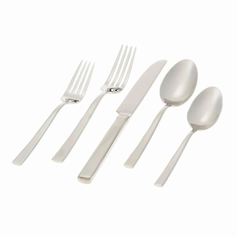 Flatware * | Promo Reed & Barton Legacy Collection 65 Piece Cole Flatware Set Silver