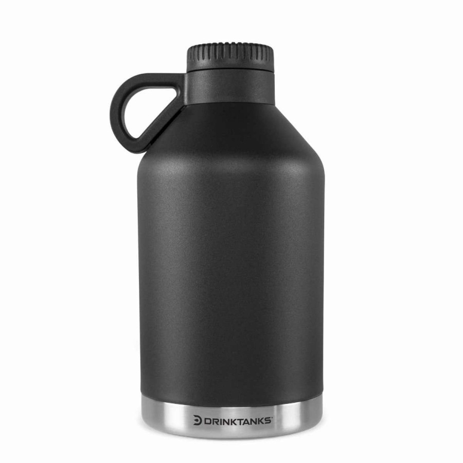 Cocktail & Bar * | Flash Sale Drinktanks 64Oz Session Growler | Obsidian Black