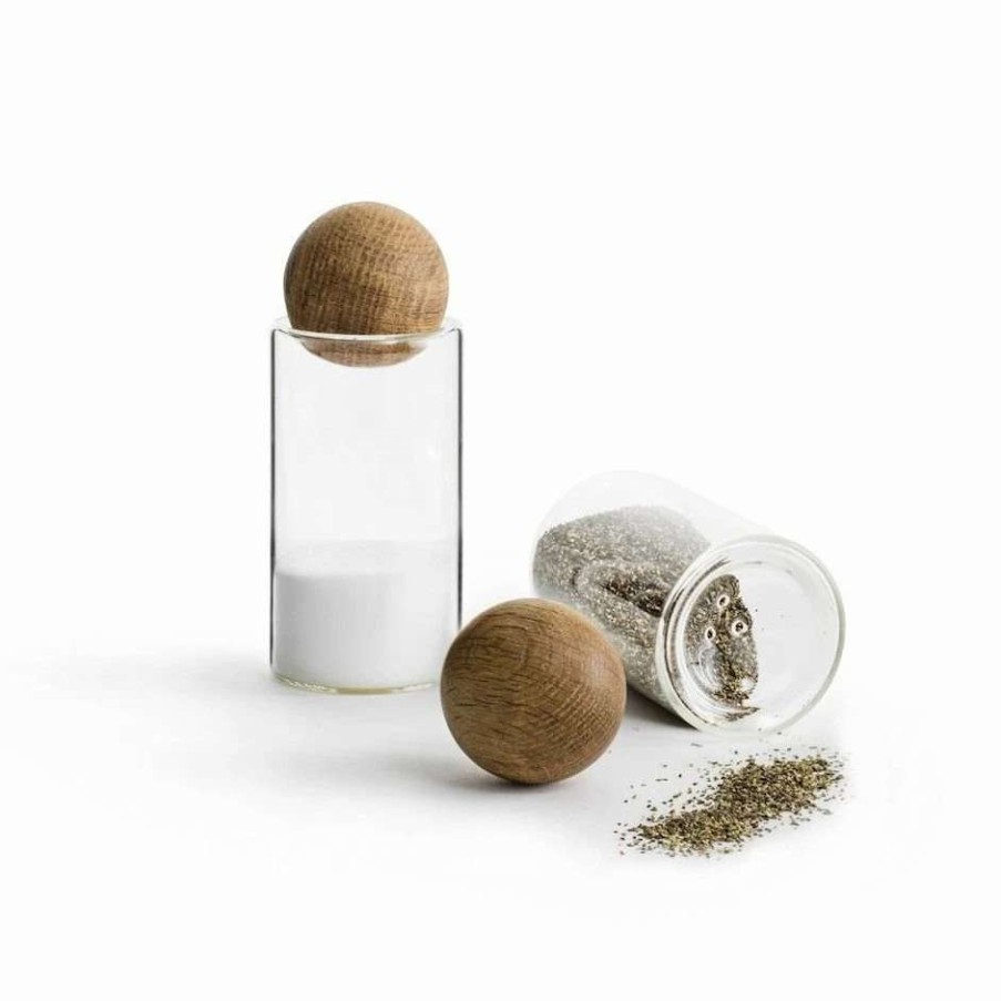 Dining Accessories * | Top 10 Sagaform Nature Salt & Pepper Set Clear