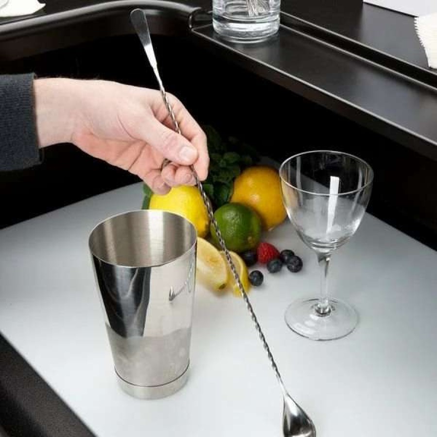 Cocktail & Bar * | Best Sale Mercer Barfly 17.1 Japanese-Style Bar Spoon | Stainless Steel Steel