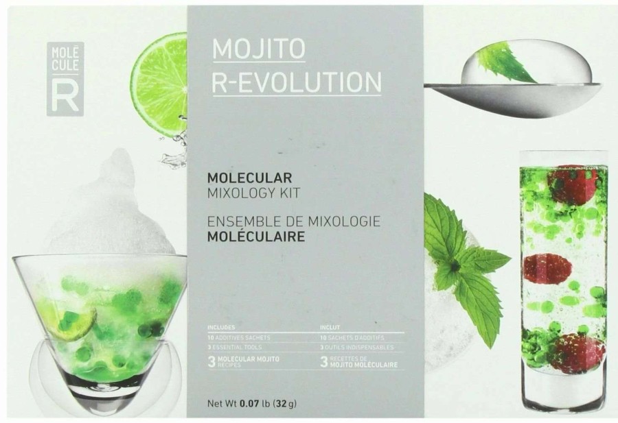 Cocktail & Bar * | Wholesale Molecule-R Mojito R-Evolution Molecular Mixology Kit White