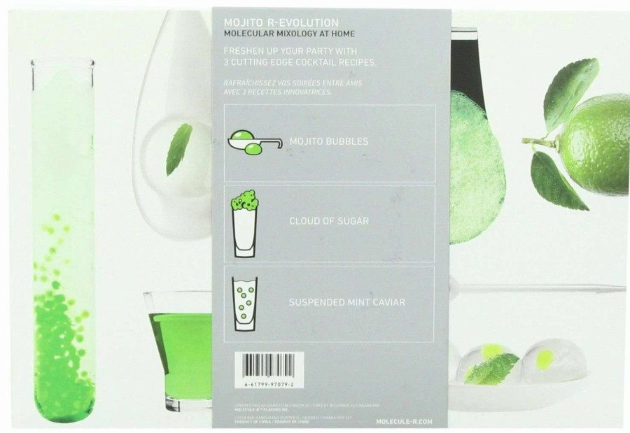 Cocktail & Bar * | Wholesale Molecule-R Mojito R-Evolution Molecular Mixology Kit White