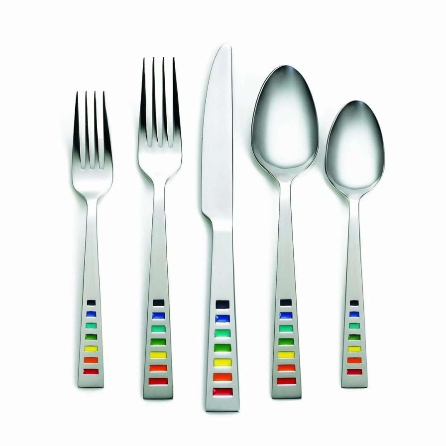 Flatware * | Wholesale Fiesta 20-Piece Flatware Set | Celebration Assorted