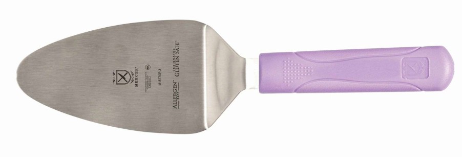 Flatware * | Wholesale Mercer Culinary Millennia 5 X 3 Pie Server W/ Purple Handle (Commercial) Purple, Steel