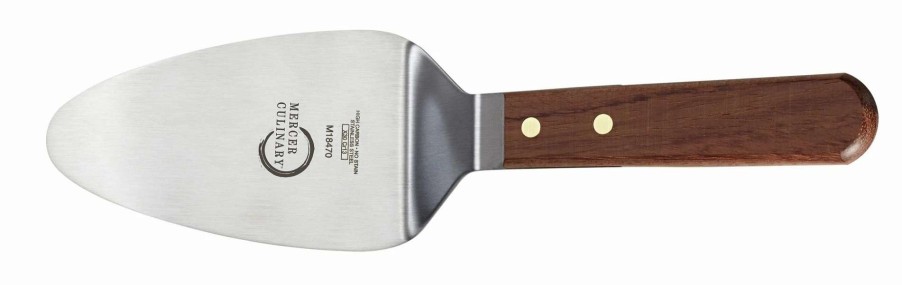 Flatware * | Budget Mercer Culinary Praxis 5 X 3 Pie Server (Rosewood) Natural, Steel, Wood