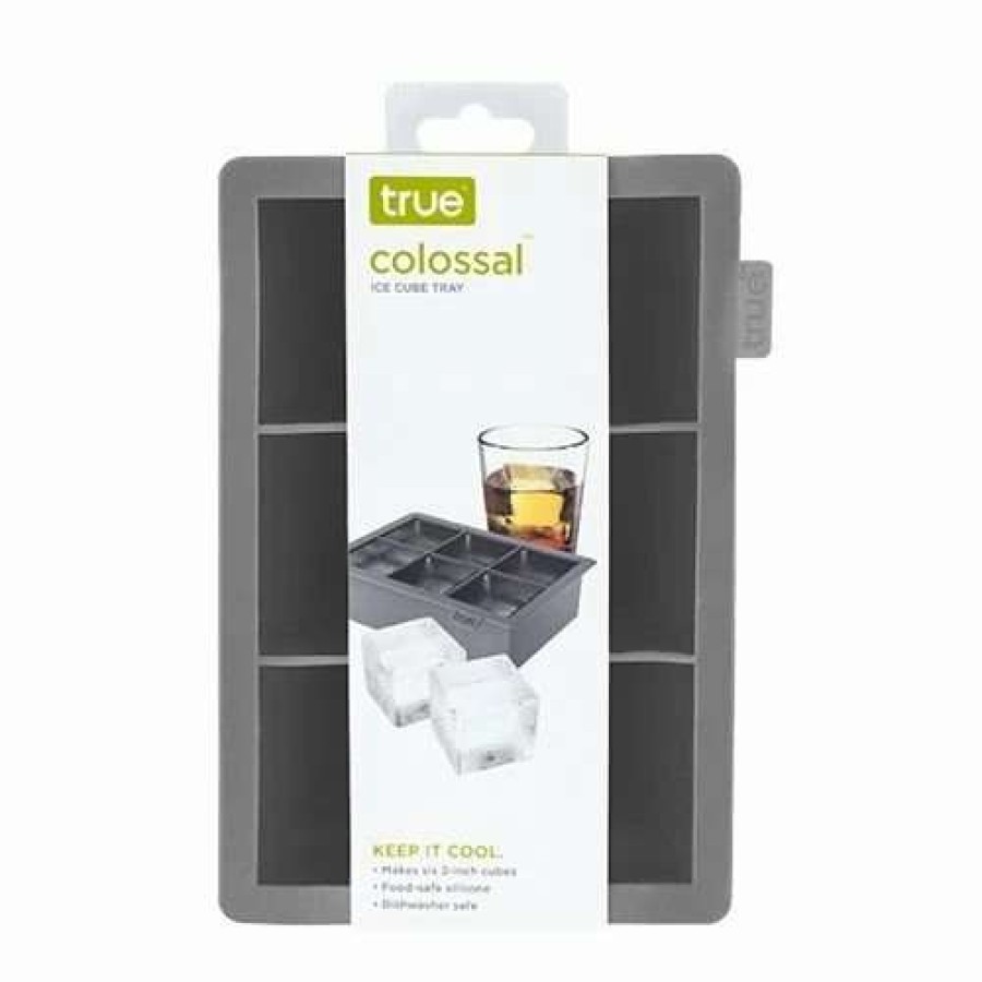 Cocktail & Bar * | Cheap True Colossal 2 Ice Cube Tray Gray