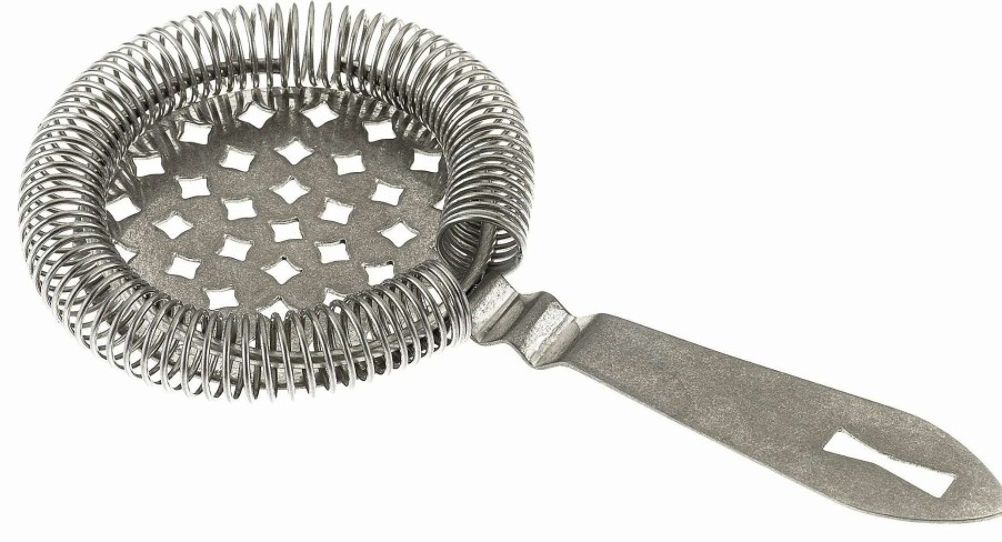 Cocktail & Bar * | Coupon Mercer Barfly Classic Hawthorne Spring Bar Strainer | Vintage Stainless Steel