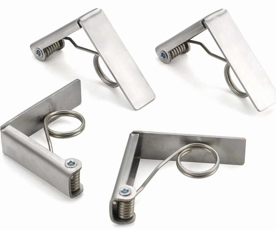 Dining Accessories * | New Rsvp International Rsvp Endurance Tablecloth Clips Silver