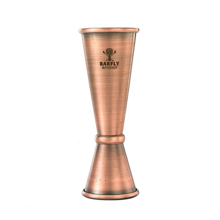 Cocktail & Bar * | Deals Mercer Barfly 1Oz X 1.5Oz Japanese Style Jigger | Antique Copper Copper