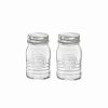 Dining Accessories * | Cheapest Bormioli Rocco 8Oz Officina1825 Salt & Pepper Shaker Set Clear